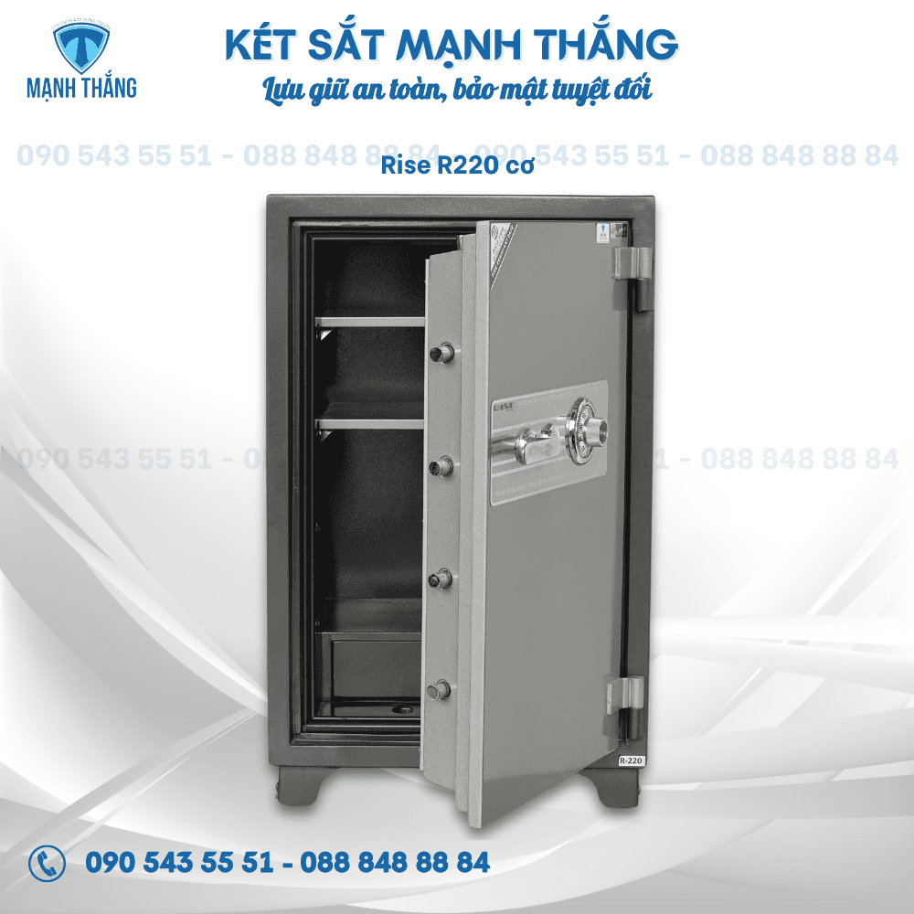 Két sắt Rise R220 Két sắt khóa cơ Rise R220
