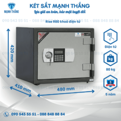 Két sắt Rise R80 điện tử