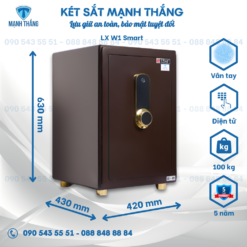 Két Sắt Truly Smart LX W1 két sắt thông minh truly lxm1 nâu