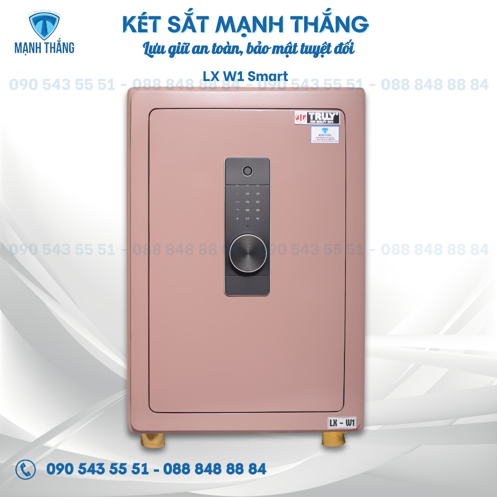 Két Sắt Truly Smart LX W1 két sắt thông minh truly lxm2 hồng hàn quốc