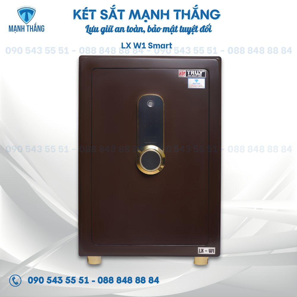 Két Sắt Truly Smart LX W1 két sắt thông minh truly lxm2 nâu hàn quốc