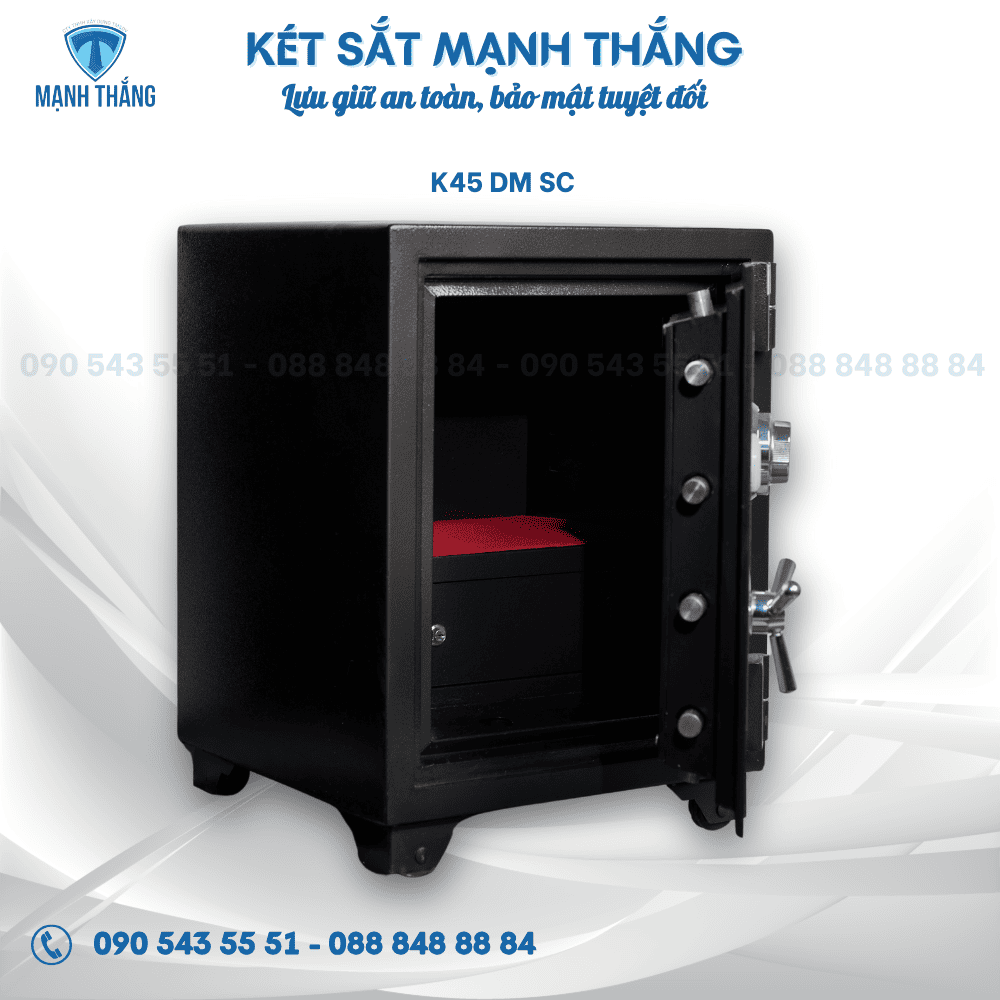 Két Sắt Việt Tiệp K45 Đổi Mã Siêu Cường Két sắt khóa cơ Việt Tiệp K45 đổi mã siêu cường
