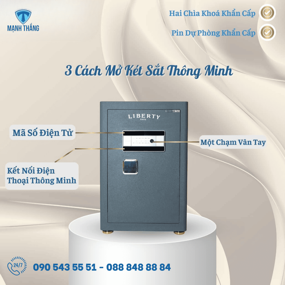 Két sắt Liberty LB68S két sắt vân tay điện tử Liberty LB68S