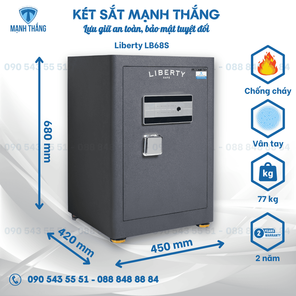 Két sắt Liberty LB68S Két sắt Liberty LB68S