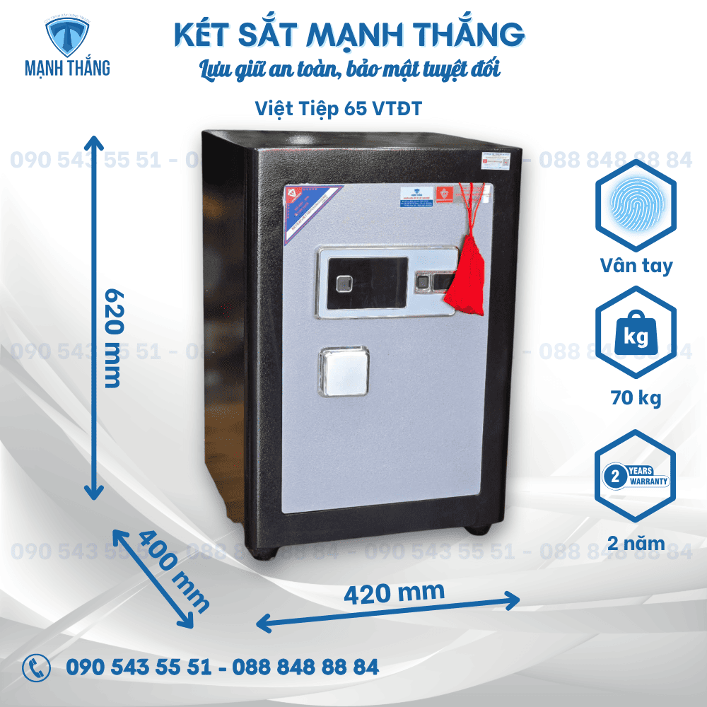 Két sắt Việt Tiệp 65 vân tay két sắt vân tay Việt Tiệp 65 VTĐT