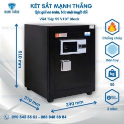 Két sắt Việt Tiệp 55 vân tay