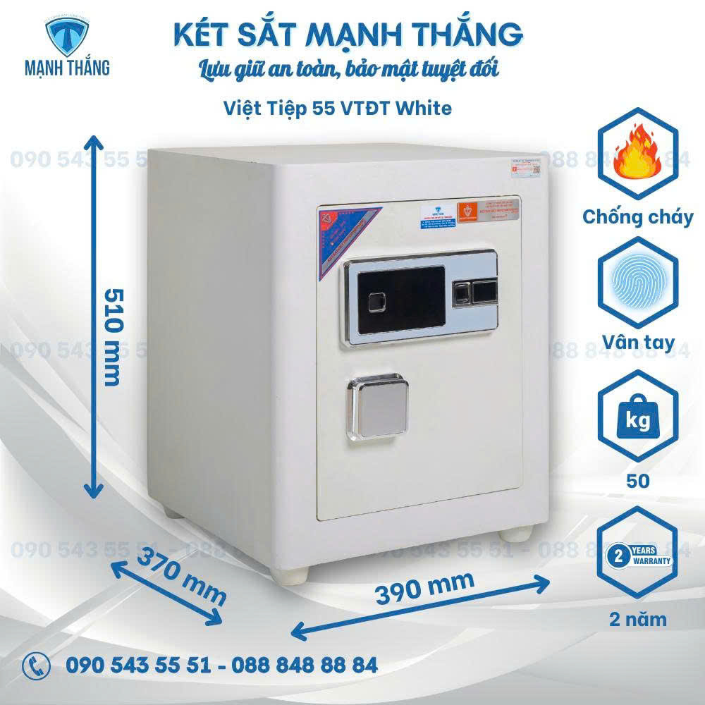 Két sắt vân tay Việt Tiệp 55 Két sắt Việt Tiệp 55 vân tay điện tử