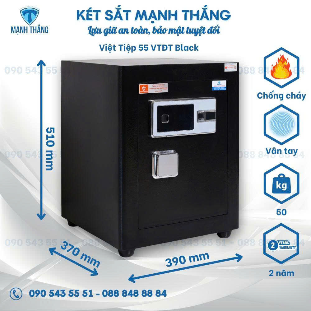 Két sắt vân tay Việt Tiệp 55 Két sắt Việt Tiệp 55 vân tay