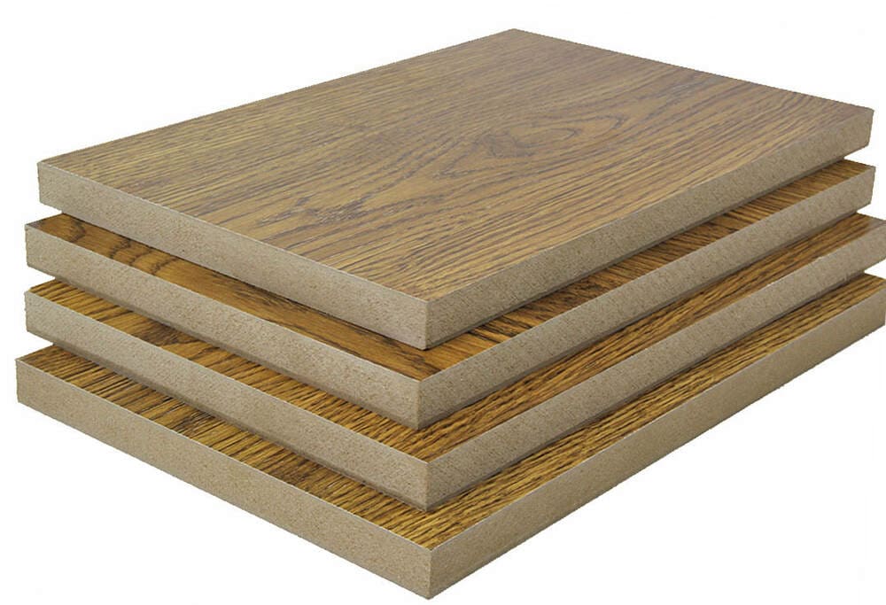 ván ghép phủ melamine