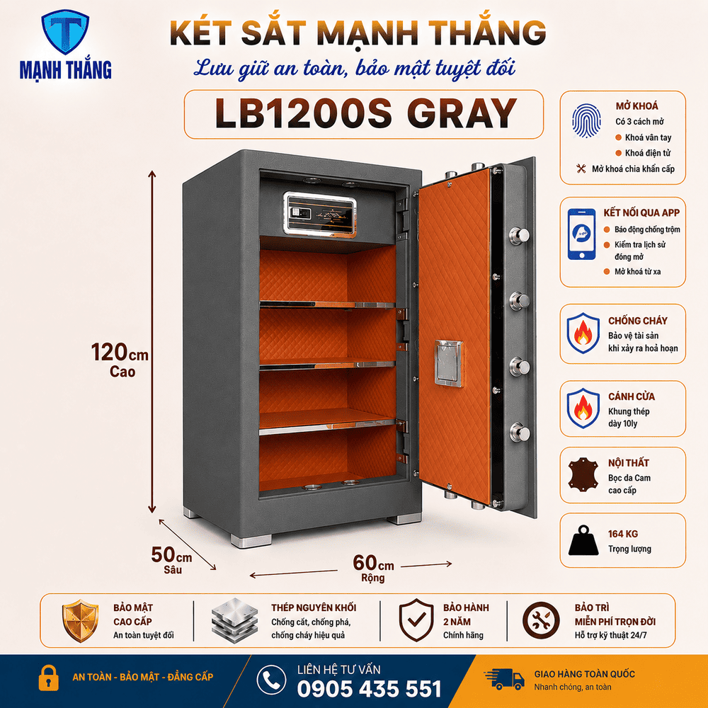 Két sắt Liberty LB1200S Két sắt Liberty LB1200S gray