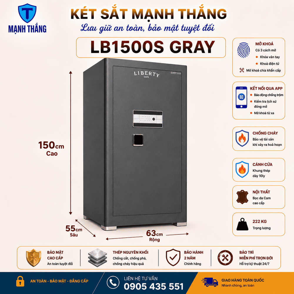 Két sắt Liberty LB1500S Két sắt Liberty LB1500S