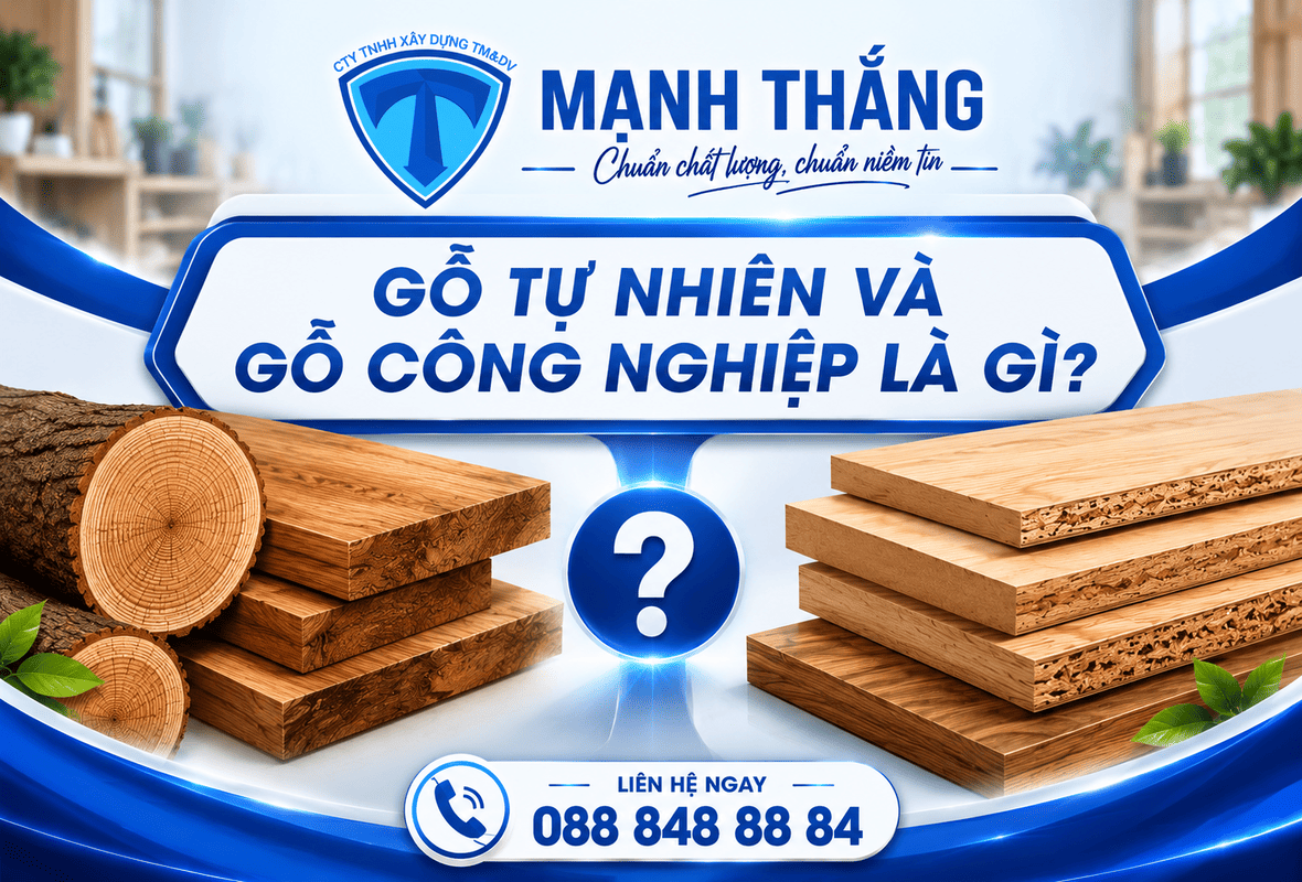 So sánh gỗ công nghiệp và gỗ tự nhiên: Ưu nhược điểm Gỗ tự nhiên và gỗ công nghiệp là gì?