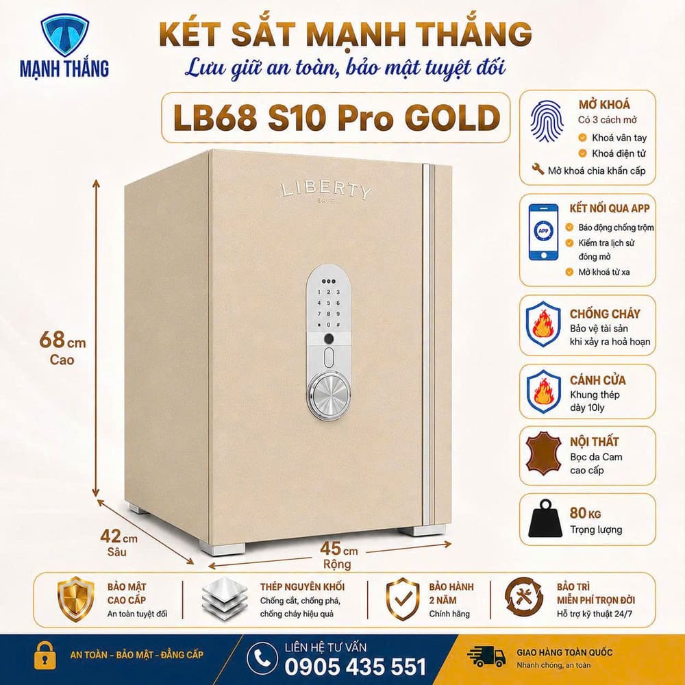 Két sắt Liberty LB68 S10 Pro