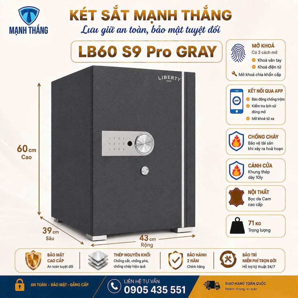 két sắt Liberty LB60 S9 Pro