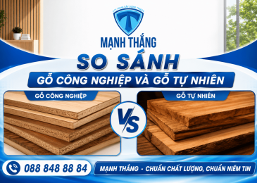 So sánh gỗ công nghiệp và gỗ tự nhiên