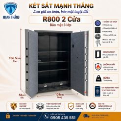 Két Sắt Rise R800 vân tay két sắt vân tay Rise R800